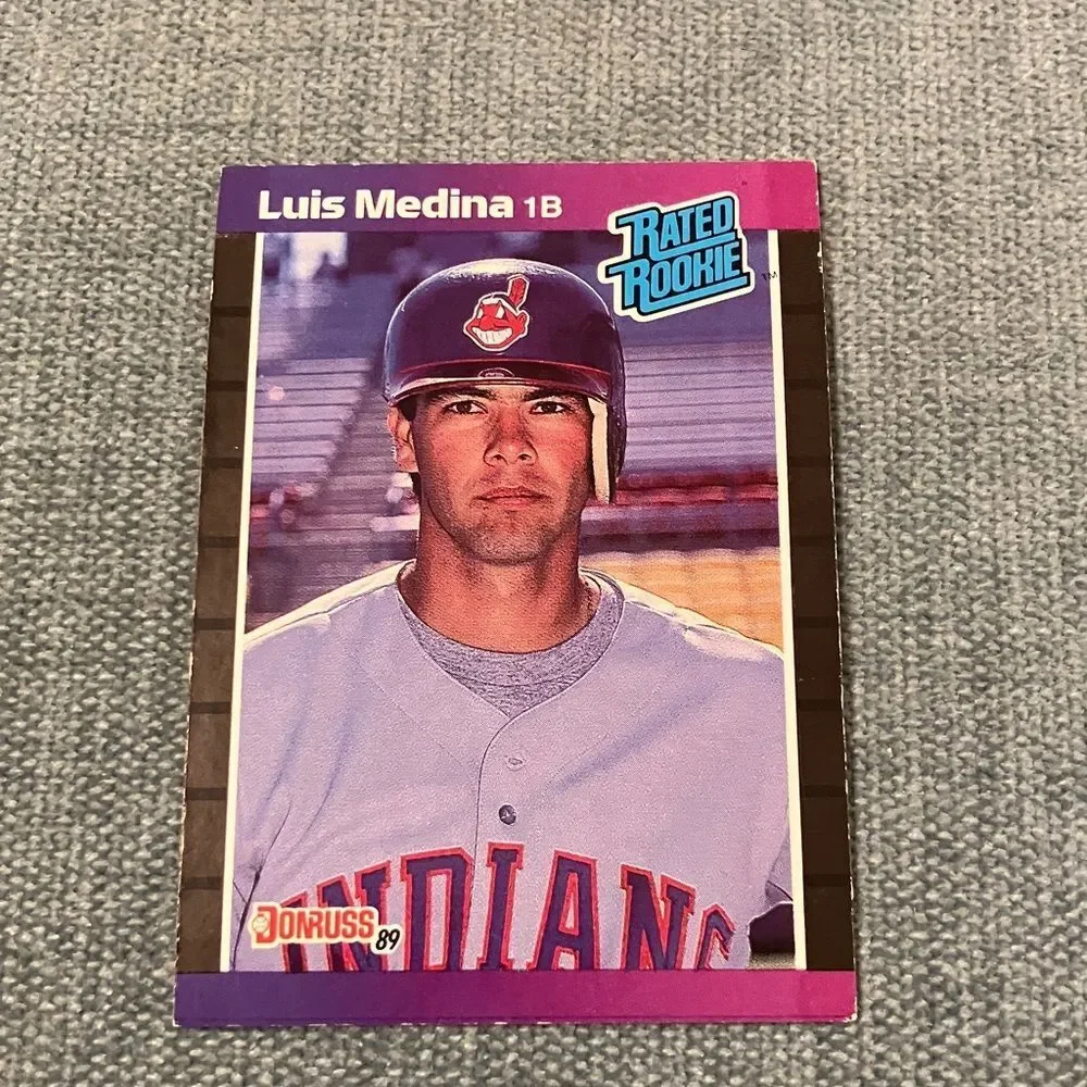 1989 Donruss Cleveland Indians Rated Rookie Baseball Card Trading Card